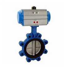 Pneumatic LT محدبة الأذن ناعمة ختم صمام فراشة